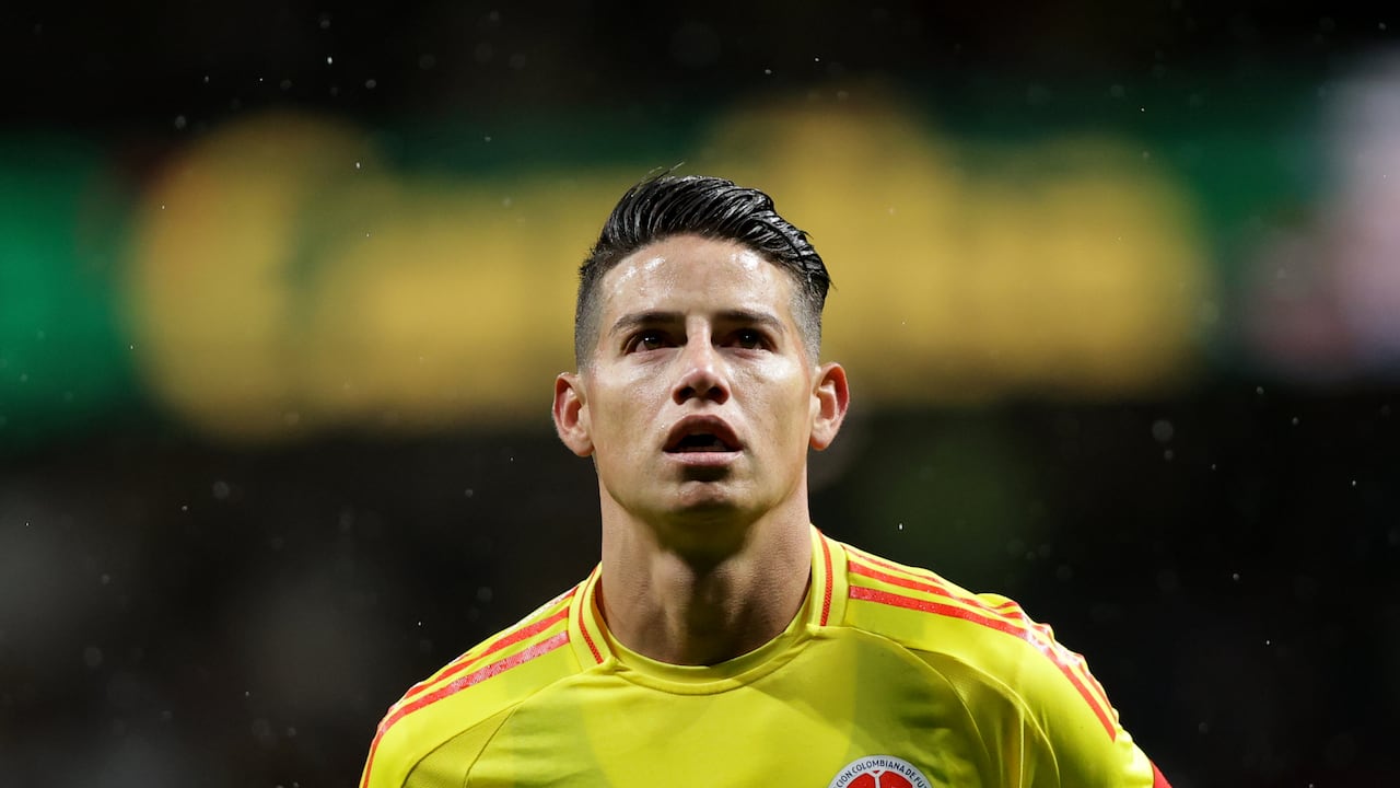 James Rodríguez, capitán de la Selección Colombia.
