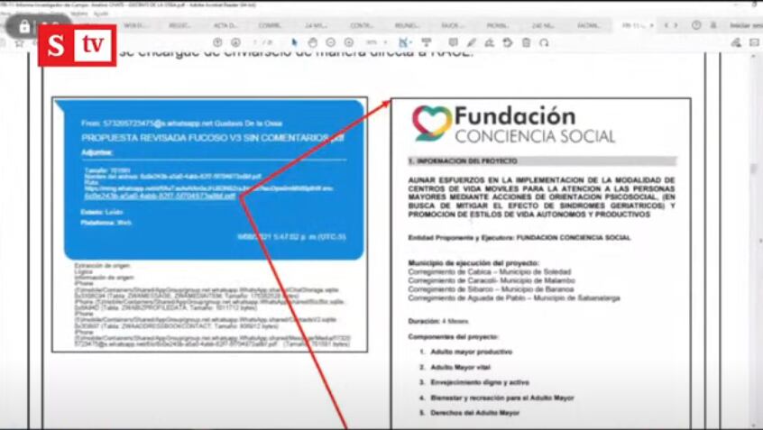 DAY VÁSQUEZ MOVIÓ LA CELEBRACIÓN DE UN CONTRATO CON UNA FUNDACIÓN.