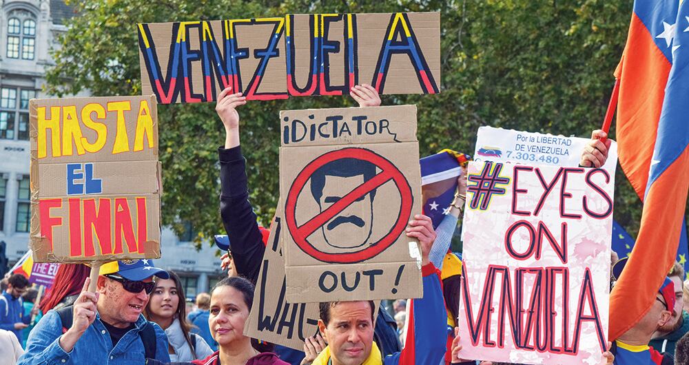 Venezuela pide la libertad.