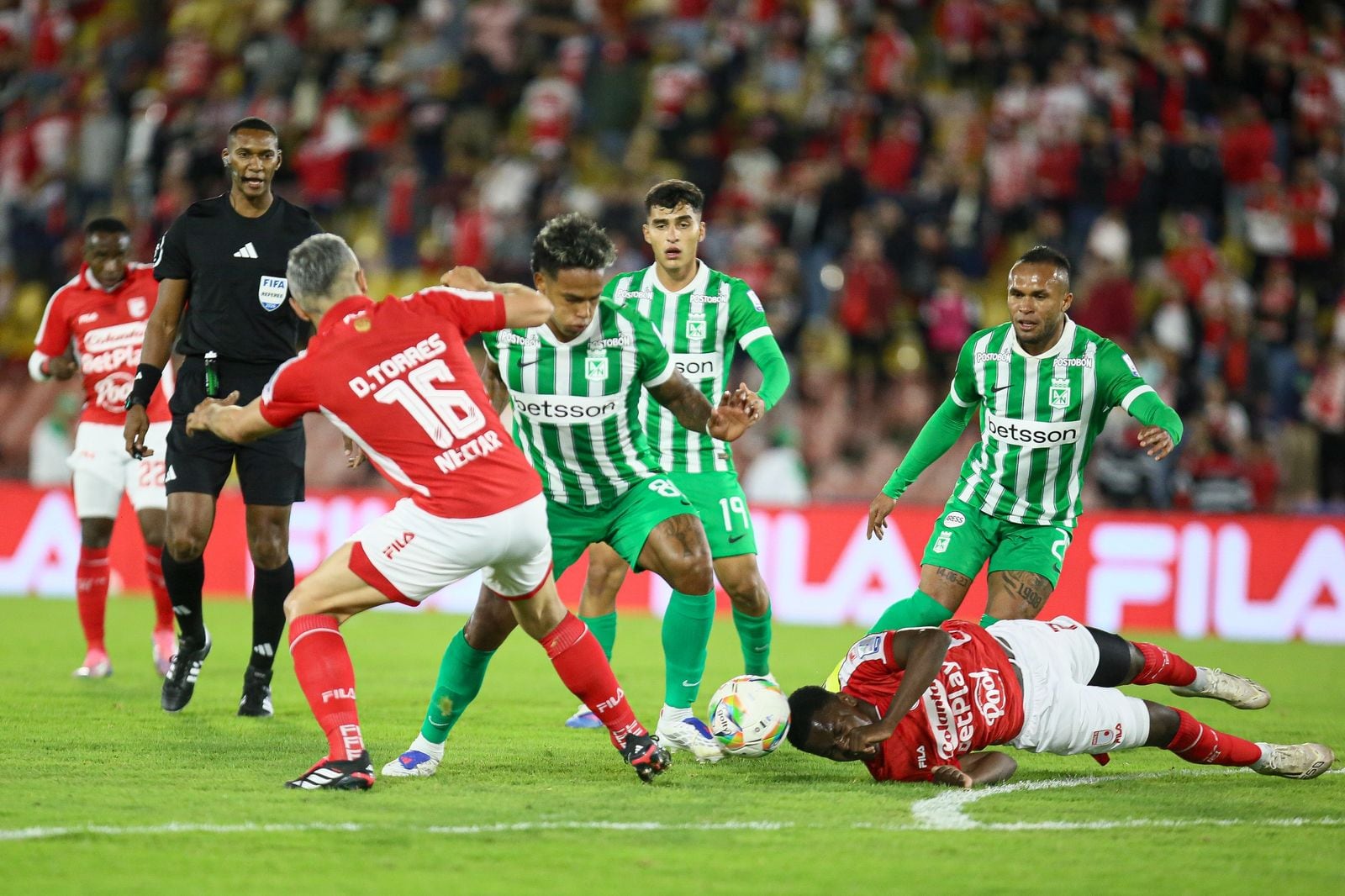 Duelo entre Santa Fe y Nacional, por la quinta fecha de la Liga BetPlay 2026.l.