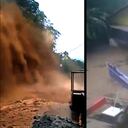 Creciente súbita en Suárez, Cauca, fue captada en varios videos que fueron publicados en redes sociales.