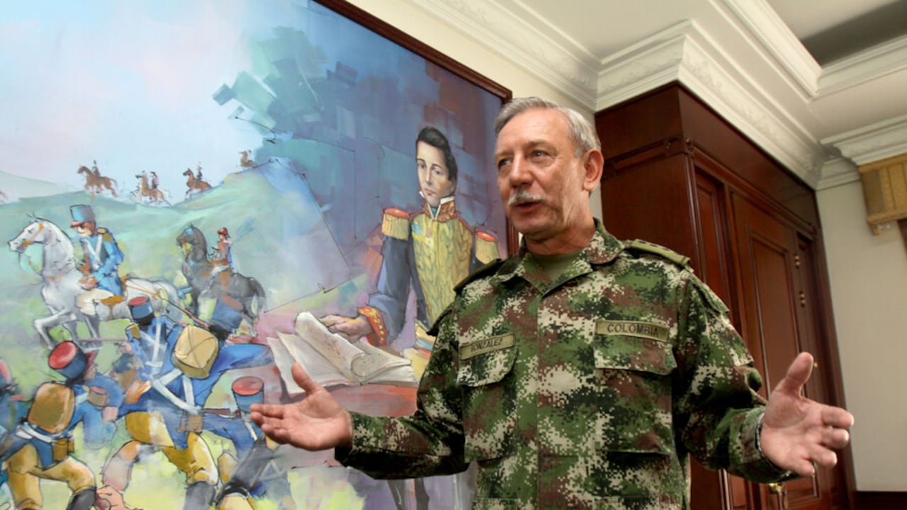 El excomandante del Ejército Nacional, general (r) Óscar Enrique González Peña.