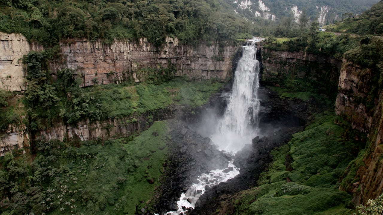 La casa en el Salto del Tequendama el 12 de Septiembre de 2012. FOTO: Gerardo GOMEZ JET SET.