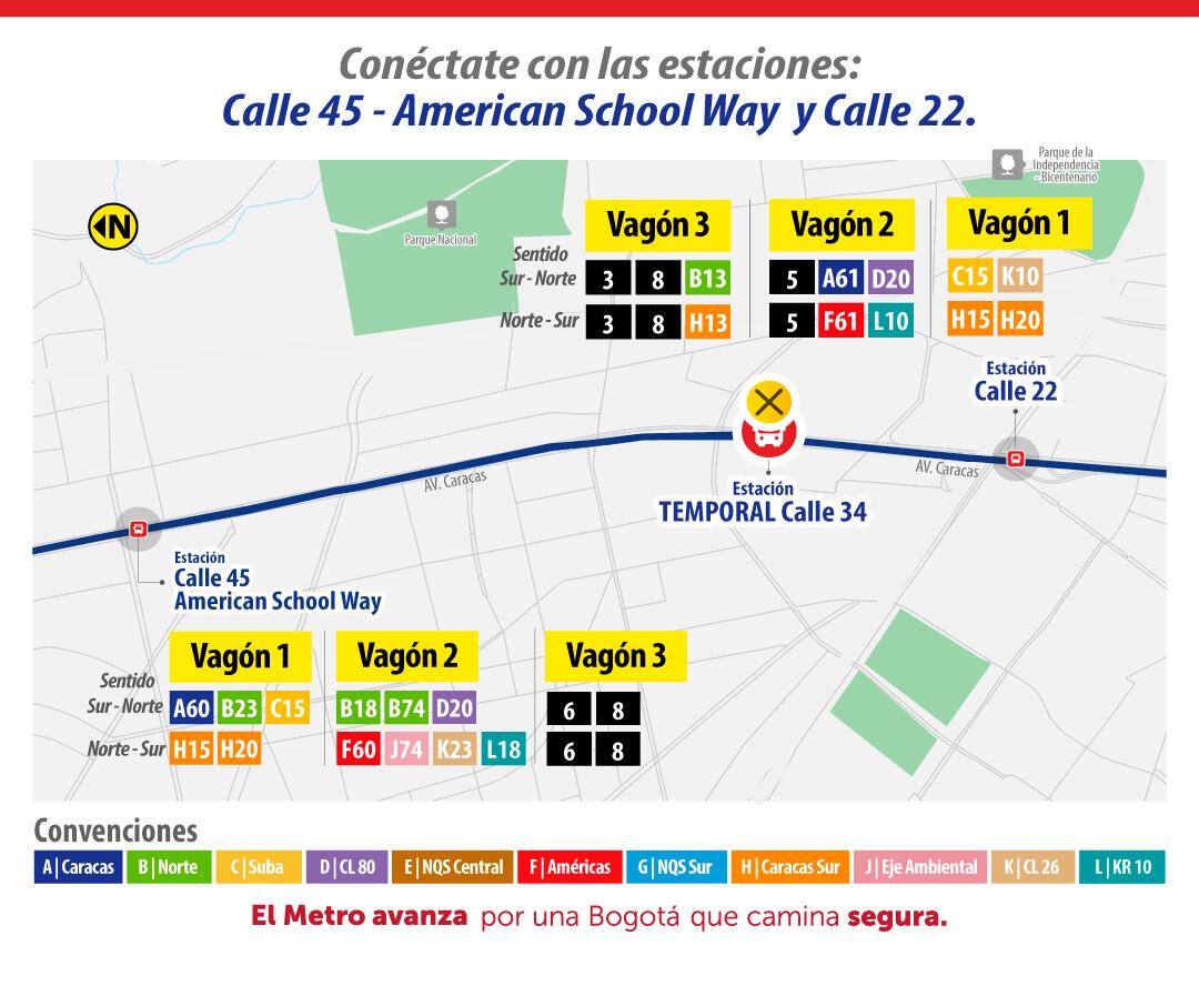 Pilas viajero, en estas fechas del cierre de importante estación de TransMilenio por obras del Metro de Bogotá