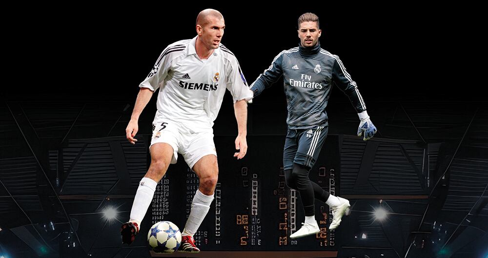  Zinedine Zidane y Luca Zidane  Real Madrid 