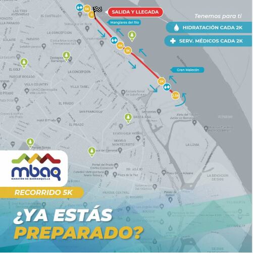 Media Maratón de Barranquilla se correrá este domingo 10 de abril: estos son algunos cierres viales