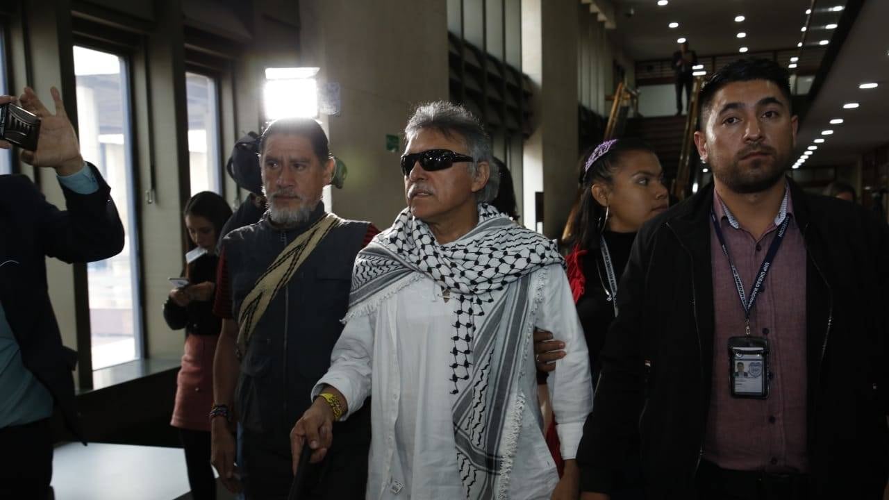 El sábado 29 de junio, el excombatiente viajó a la zona de reincorporación acompañado de su esquema de seguridad.