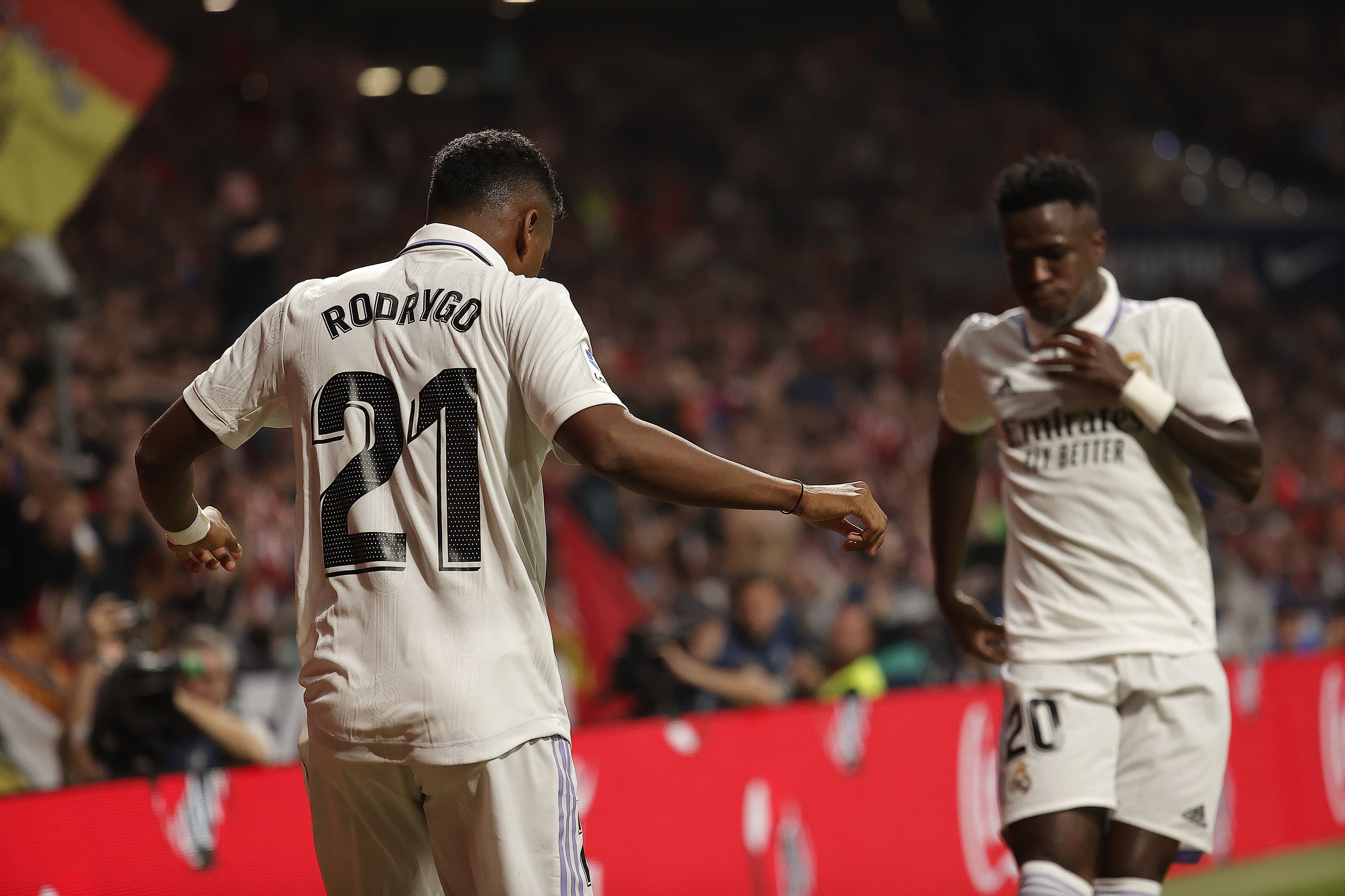 Rodrygo fue el encargado de abrir el marcador ante el Atlético.