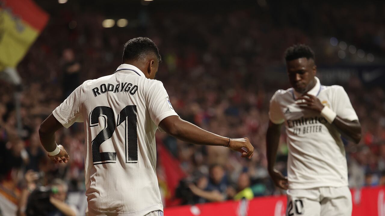 Rodrygo fue el encargado de abrir el marcador ante el Atlético.