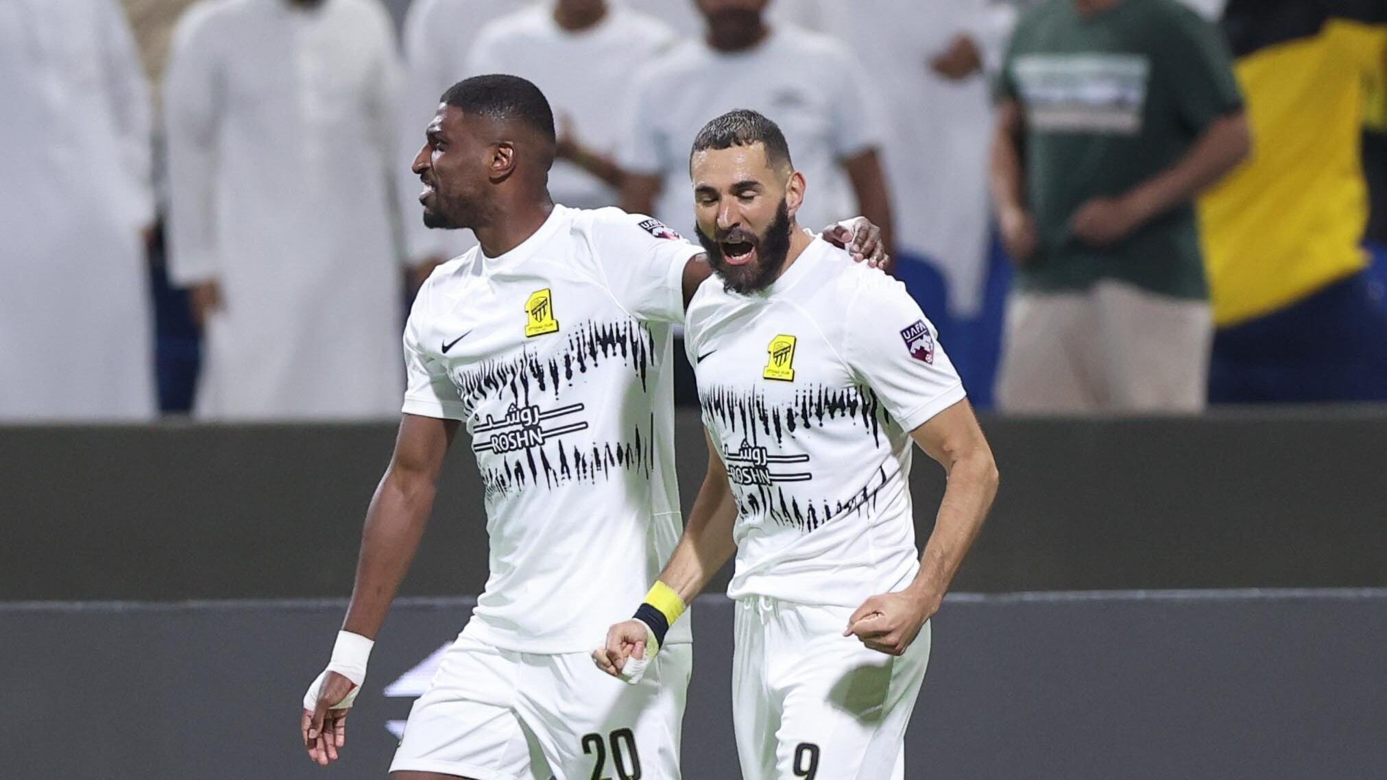 El francés anotó su primer gol con el Al-Ittihad