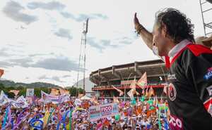 Federico Gutiérrez durante el evento en Cúcuta