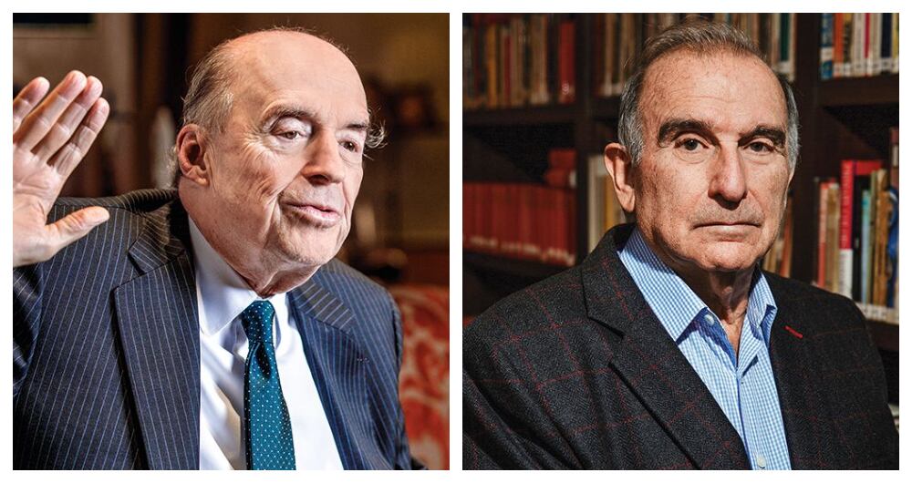 Álvaro Leyva y Humberto de la Calle