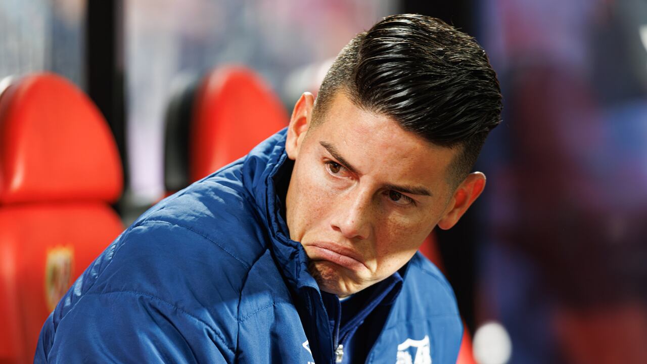 James Rodríguez no vio minutos tras su regreso de Selección Colombia