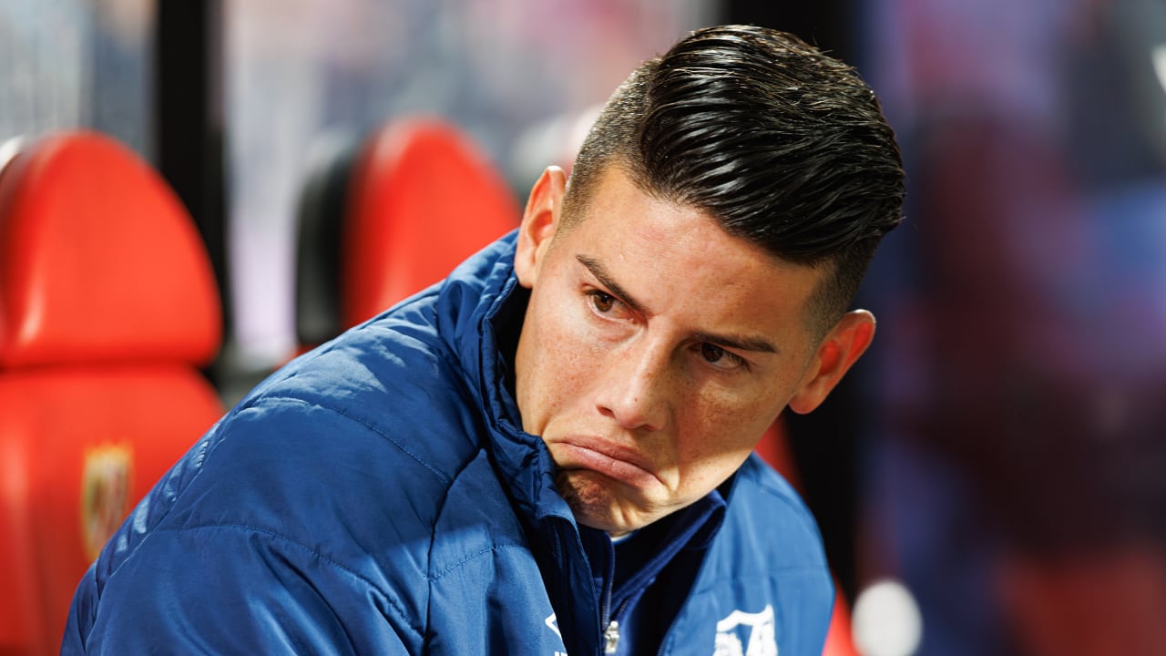 James Rodríguez no vio minutos tras su regreso de Selección Colombia