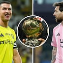 Cristiano Ronaldo y Lionel Messi encabezaron las votaciones en el Balón de Oro de todos los tiempos.