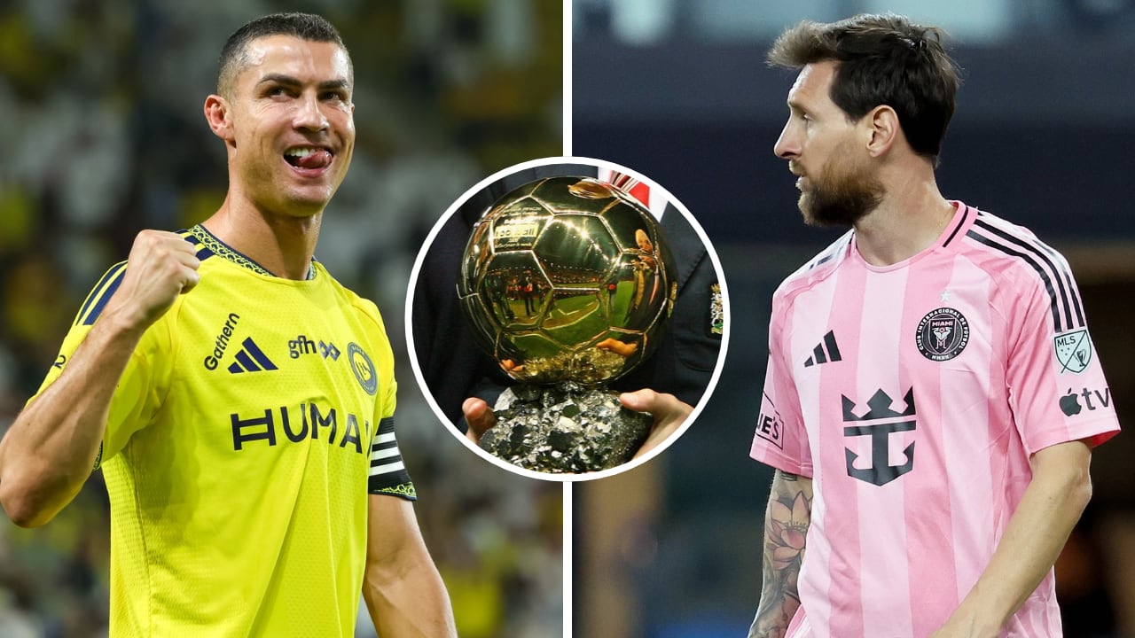Cristiano Ronaldo y Lionel Messi encabezaron las votaciones en el Balón de Oro de todos los tiempos.