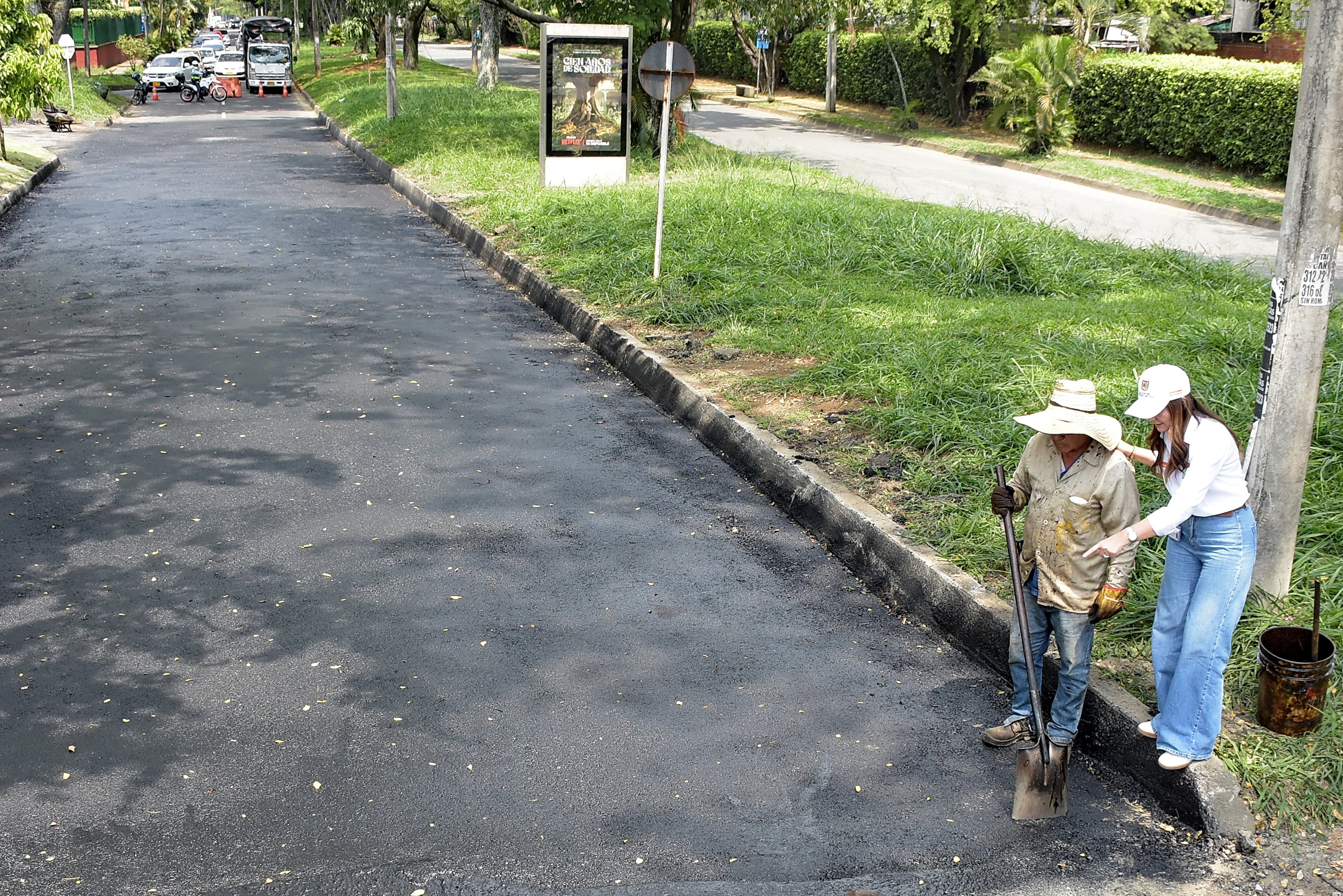 obras de reparcheo en las diferentes vías de la ciudad