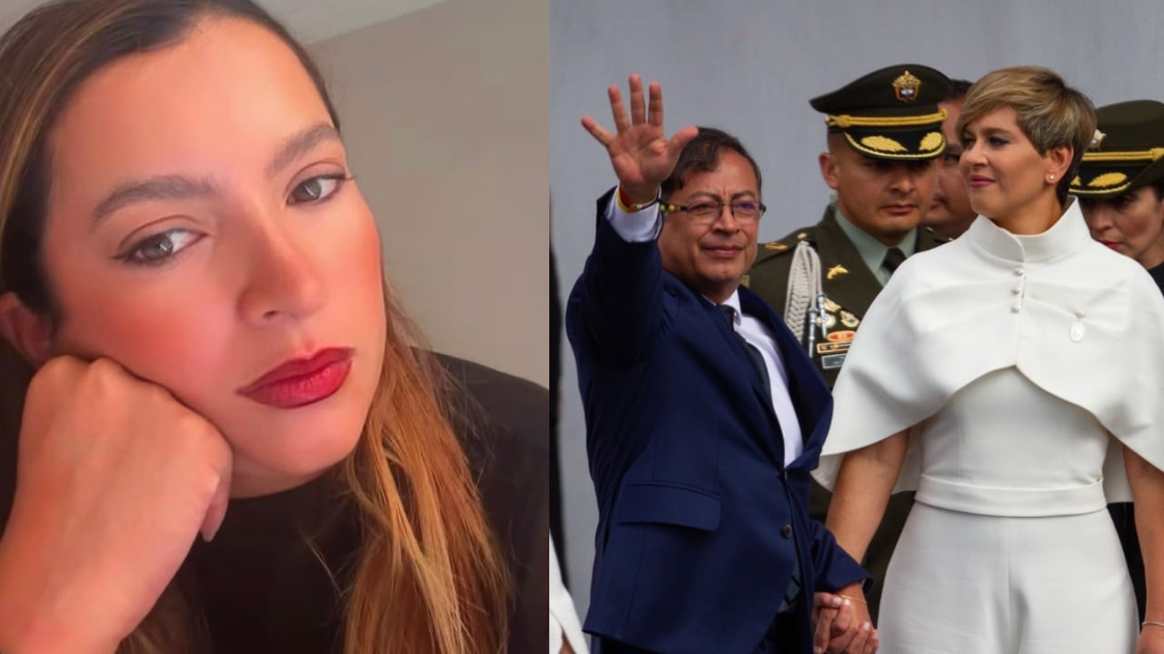 Andrea Petro, Gustavo Petro y Verónica Alcocer.