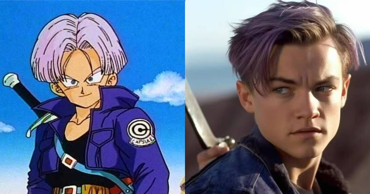 La IA crea una imagen de Leonardo Di Carpio como si fuera Trunks.