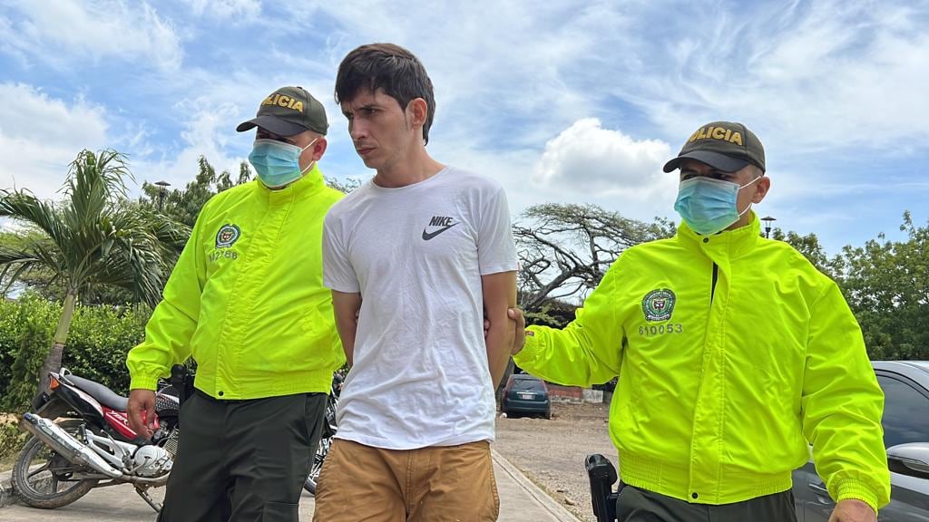 Este es el delincuente capturado señalado de homicidio.