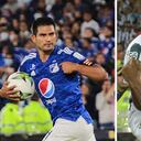 Mackalister Silva (Millonarios) y Macnelly Torres (Nacional).