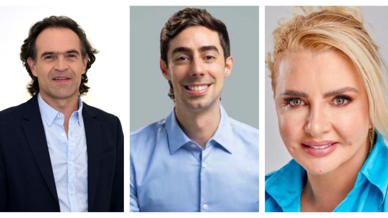 Federico Gutiérrez, Juan Carlos Upegui y Liliana Rendón