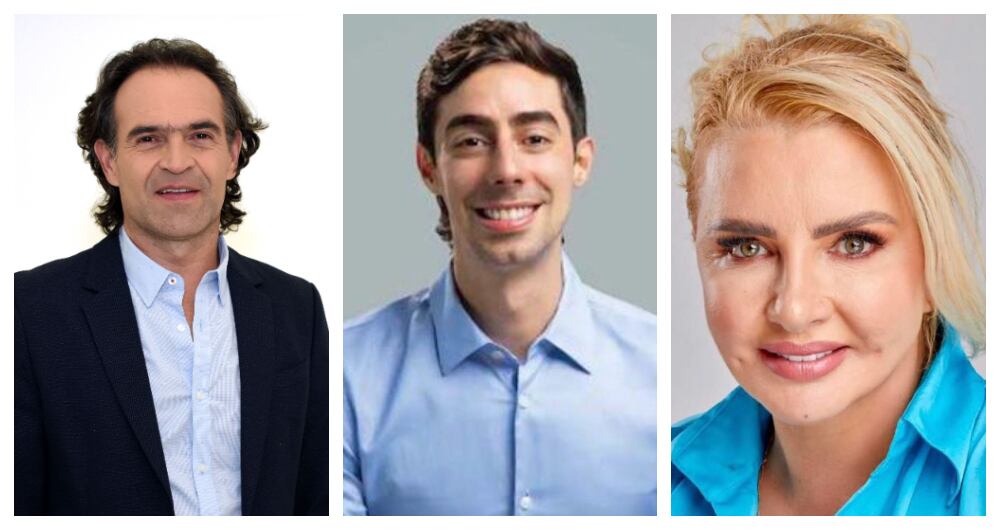 Federico Gutiérrez, Juan Carlos Upegui y Liliana Rendón