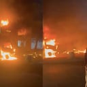 Imágenes de las explosiones en Cúcuta.