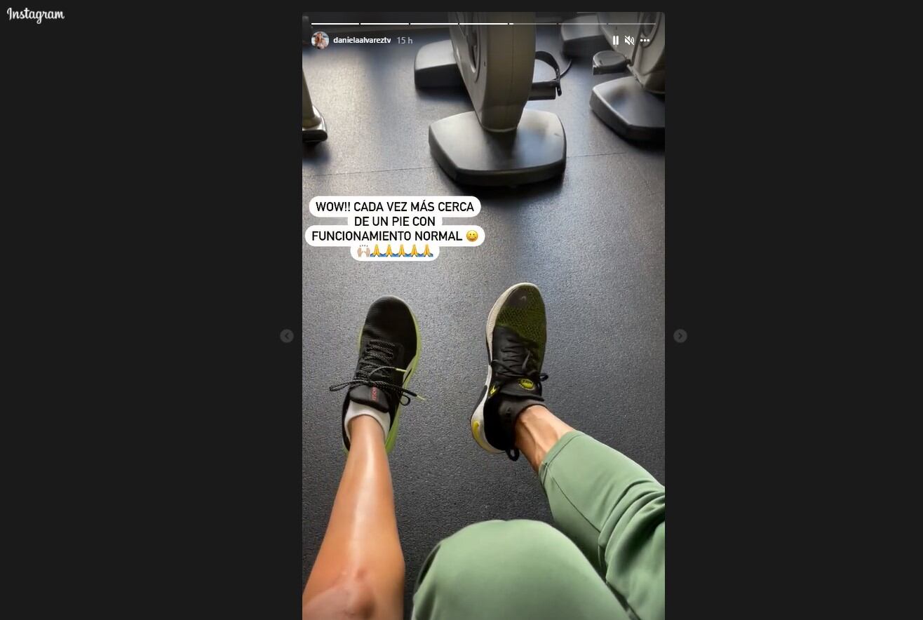 Daniella Alvarez muestra su recuperación