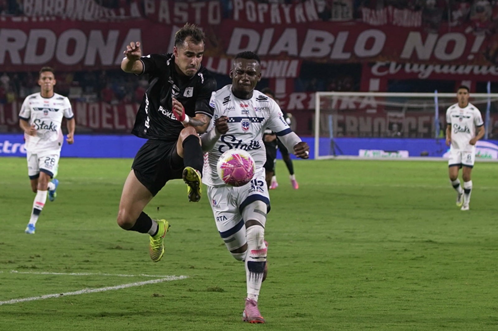 Imagen del juego entre América de Cali y Fortaleza por Liga BetPlay.
