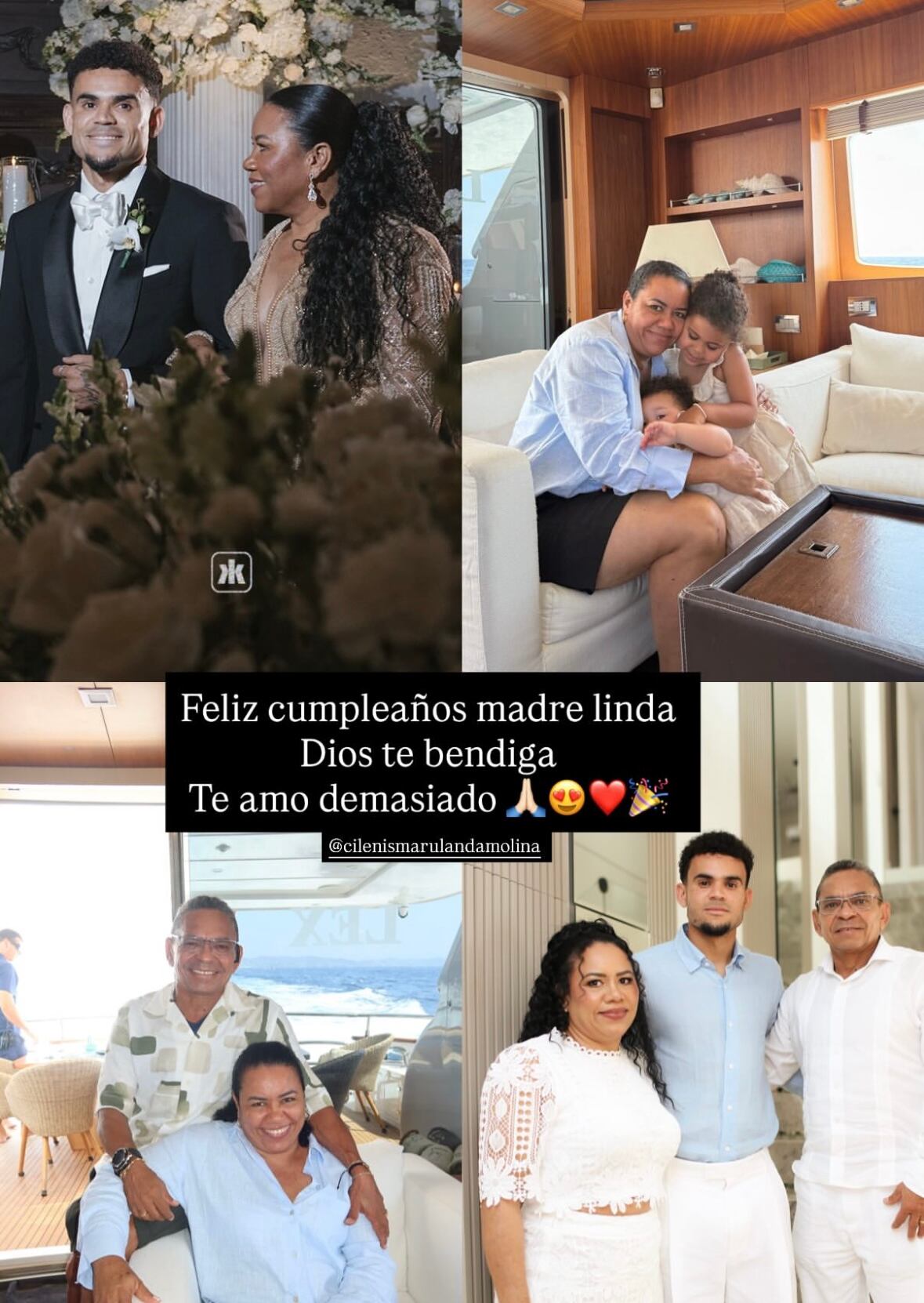 El futbolista le dedicó especiales palabras a su mamá con motivo de su cumpleaños.