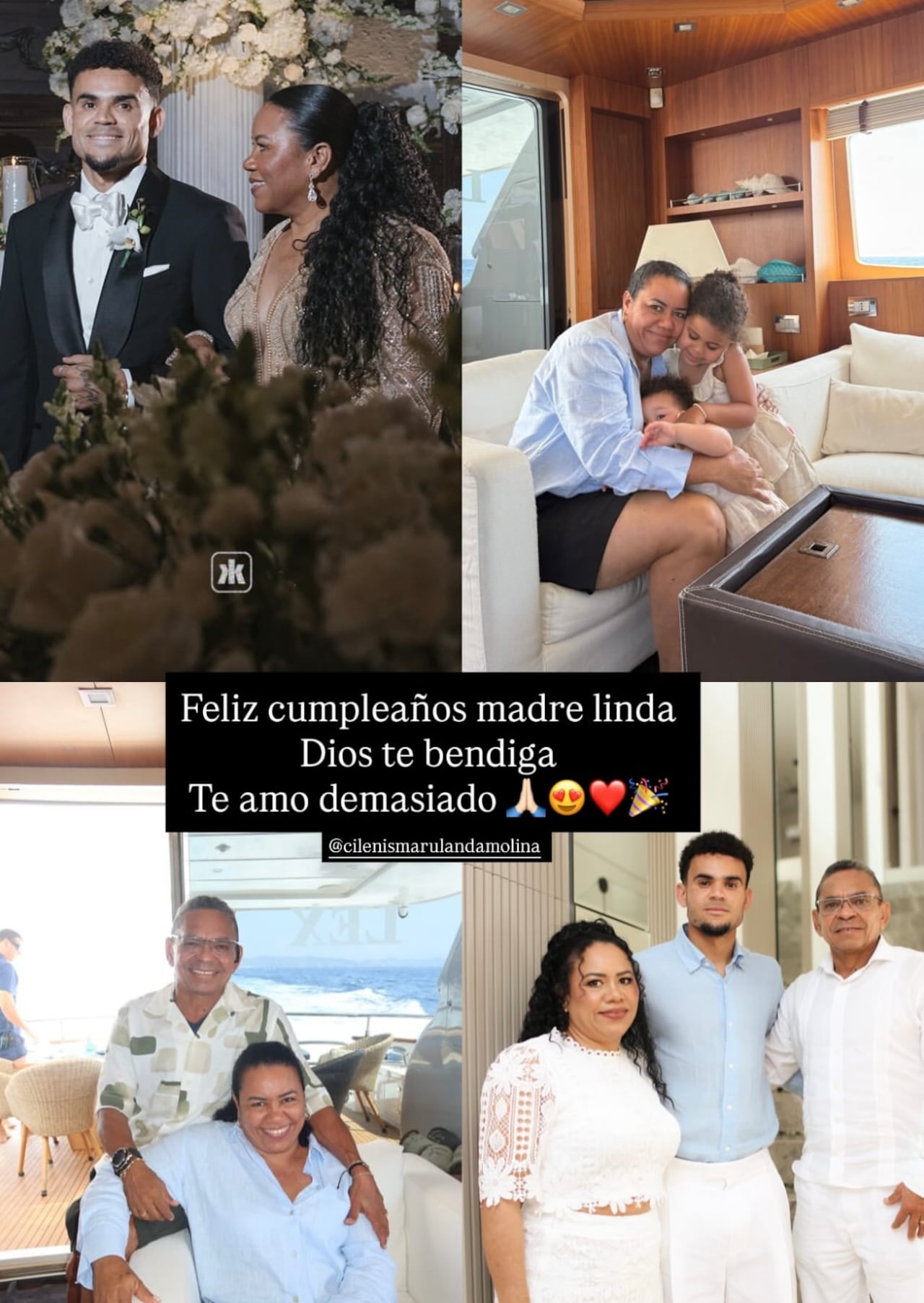 El futbolista le dedicó especiales palabras a su mamá con motivo de su cumpleaños.