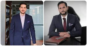 Juan José Lafaurie y el abogado, Miguel Ángel del Río.