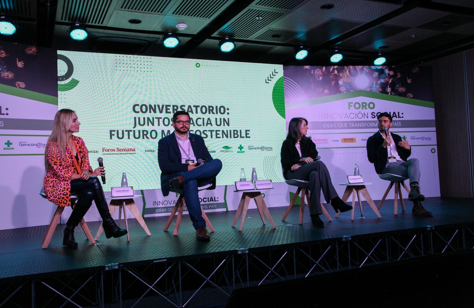 Durante el panel ‘Juntos hacia un futuro más sostenible’, los líderes empresariales compartieron las buenas prácticas e innovaciones que desarrollan para cuidar el medio ambiente.