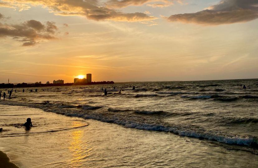 Atardecer en Coveñas, Sucre.