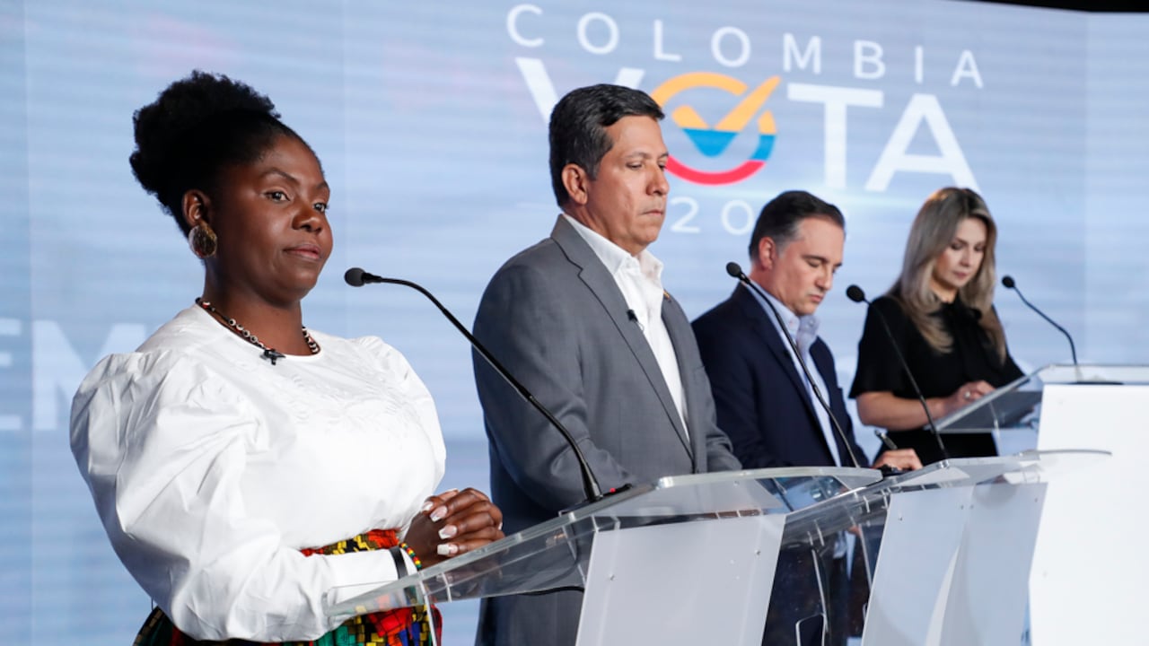 Debate de candidatos a la Vicepresidencia Francia Márquez