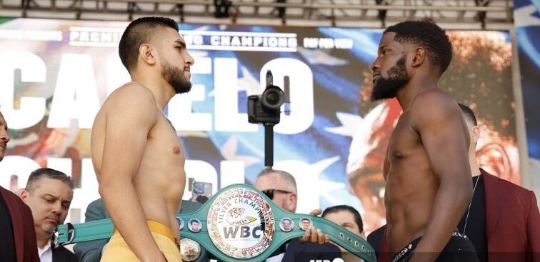 Canelo Álvarez y Jermell Charlo.