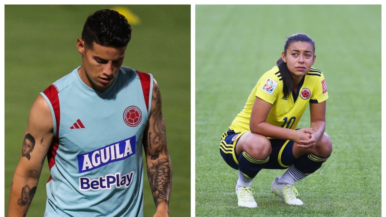 James Rodríguez y Yoreli Rincón