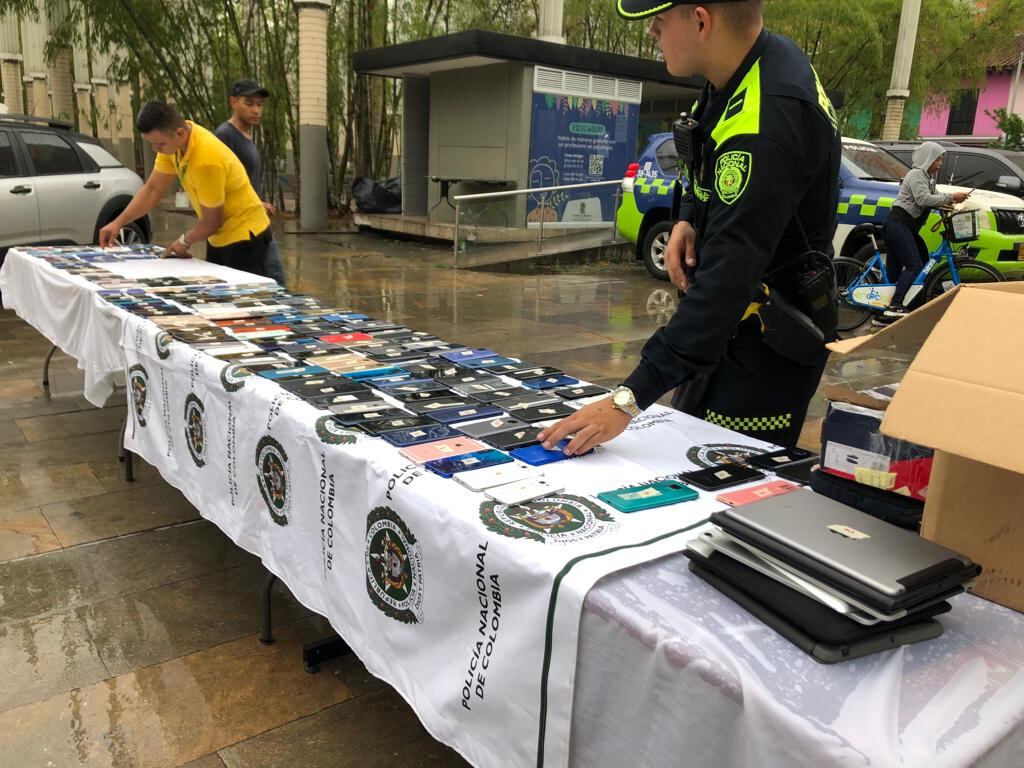 Material incautado en la capital de Antioquia.