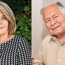 Cecilia López, ministra de Agricultura, y Gustavo Petro Sierra, padre del presidente Gustavo Petro.