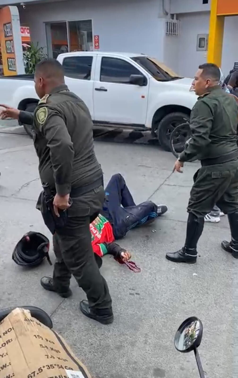 Las autoridades le dieron de baja a un presunto delincuente.