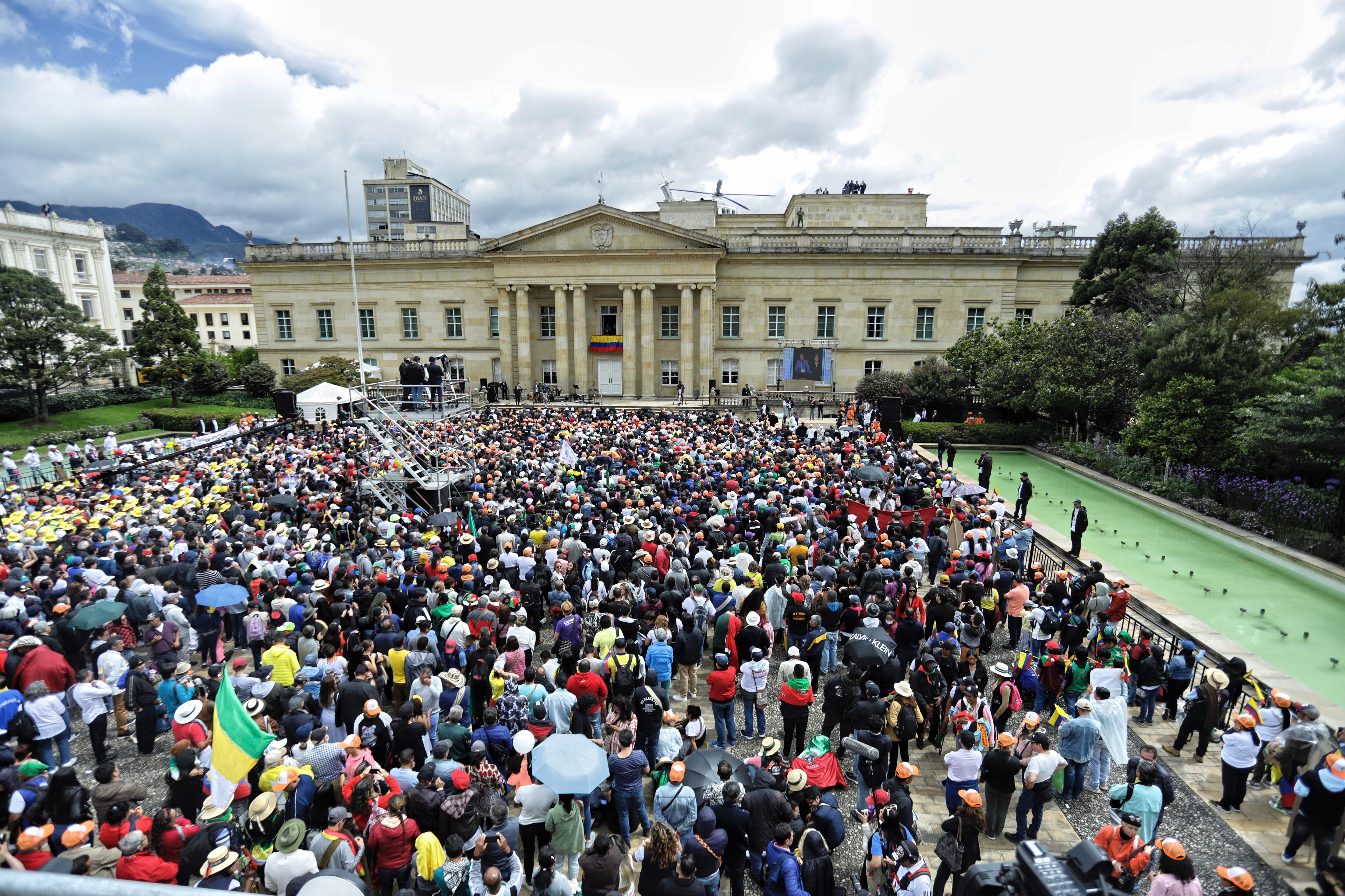 DISCURSO DEL PRESIDENTE PETRO DESDE EL BALCÓN DE LA CASA DE NARIÑO EN EL DÍA INTERNACIONAL DEL TRABAJO