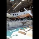 La aeronave se estrelló contra una tienda de cadena en Morelos.