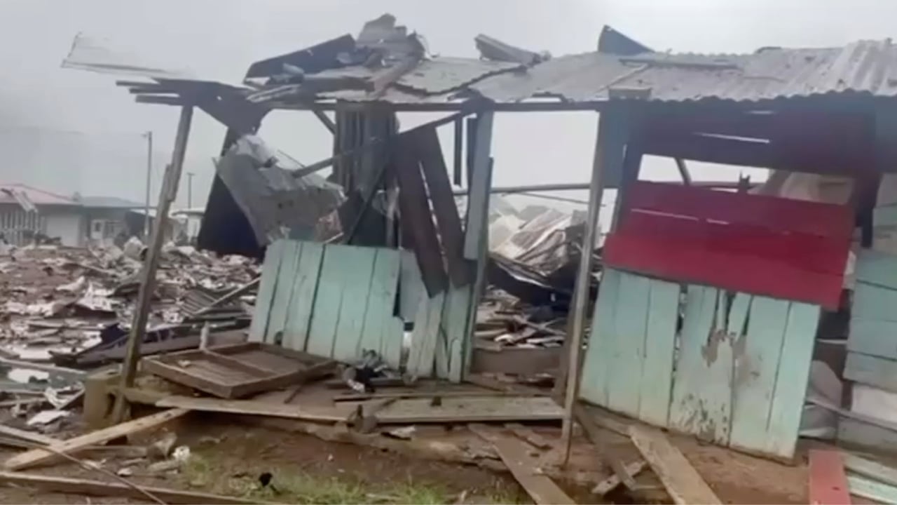 Explosivos estallaron antes.