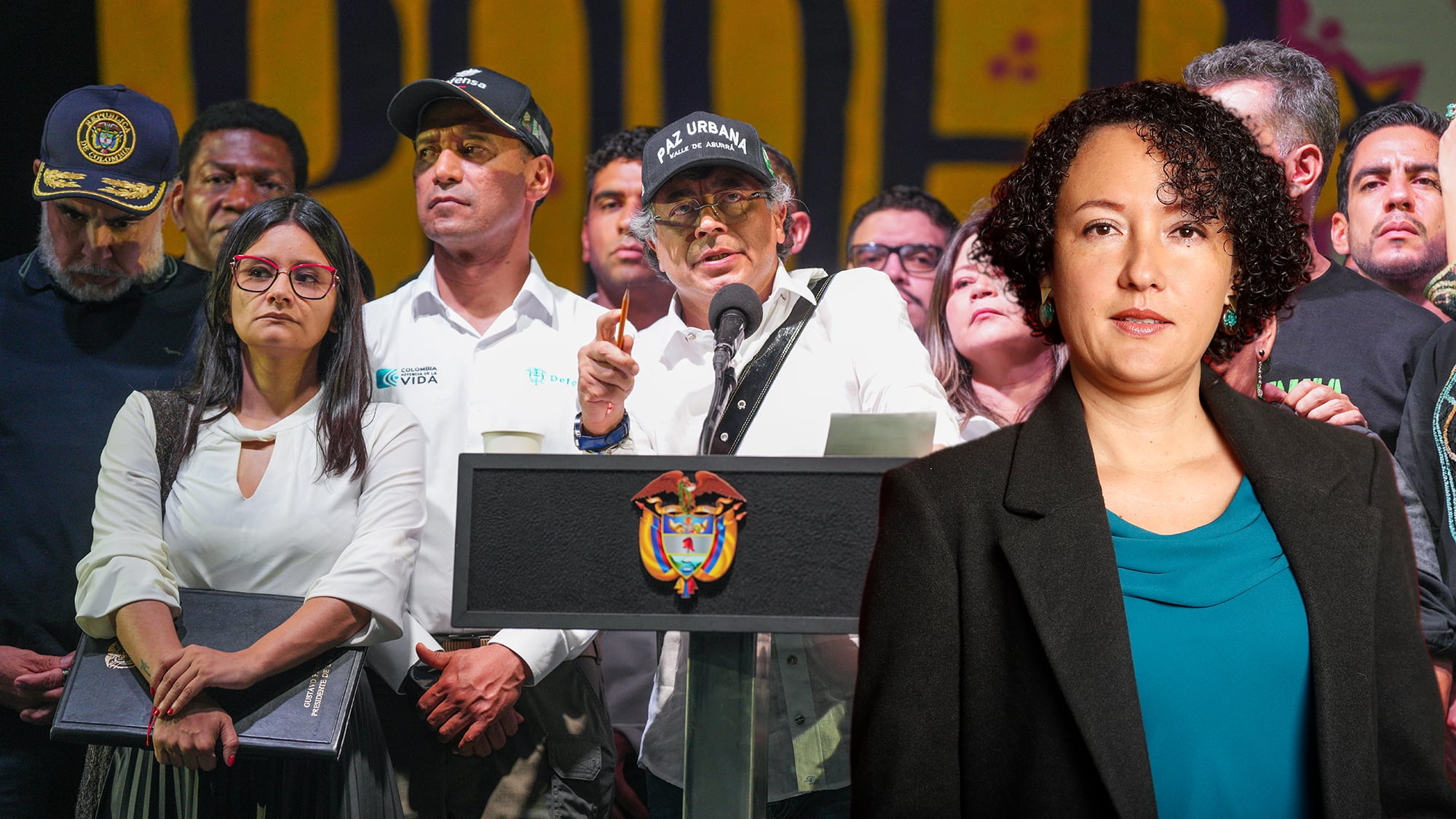 Un pacto por La Paz urbana en Medellín Gustavo Petro senadora Isabel Zuleta