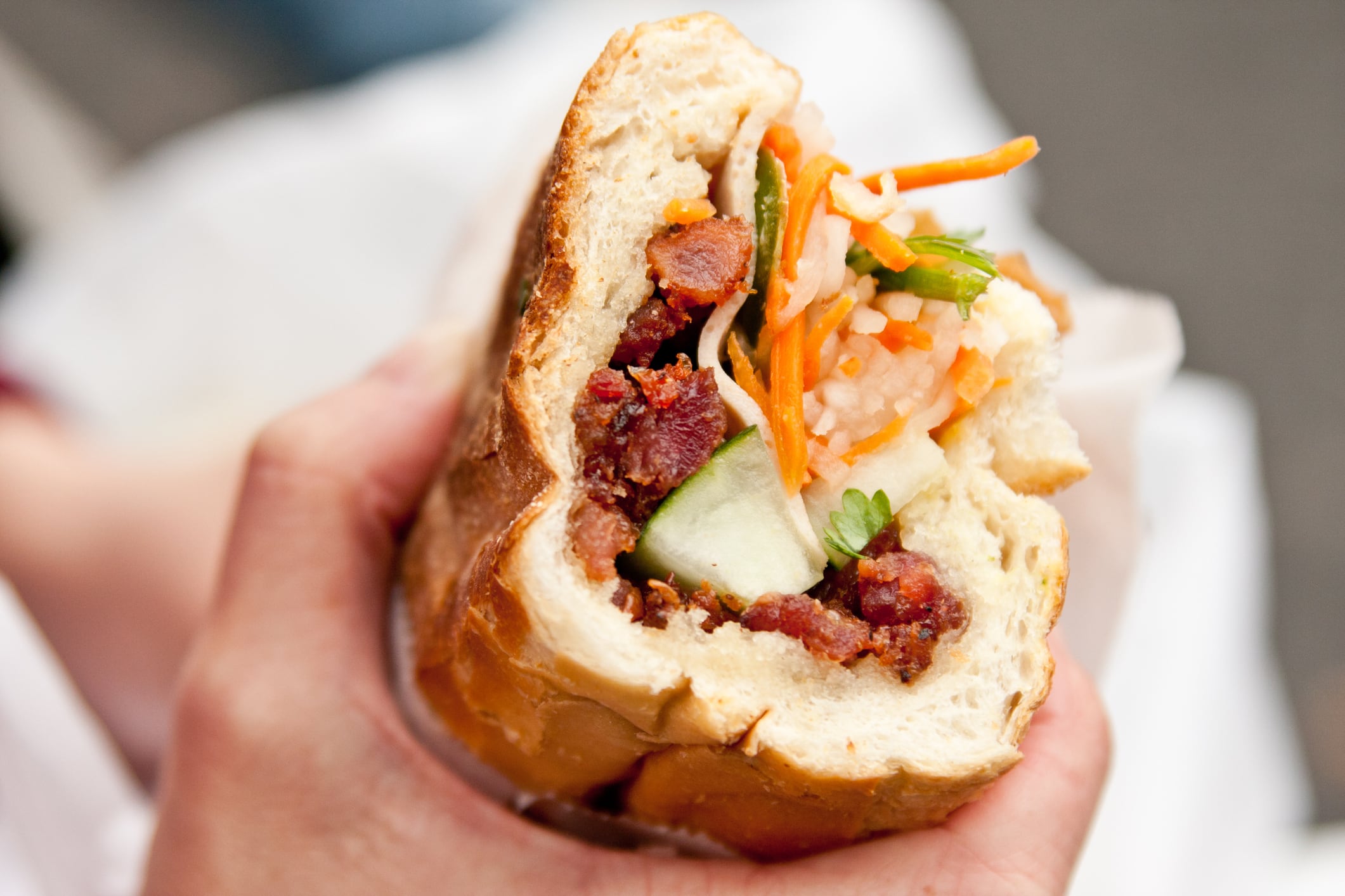 Banh mi, platillo estrella en Vietnam.