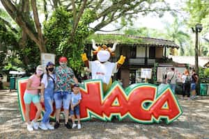 Estos fueron algunos de los primeros visitantes de Panaca, en el Quindío, parque que volvió a abrir sus puertas después de 193 días de encierro.