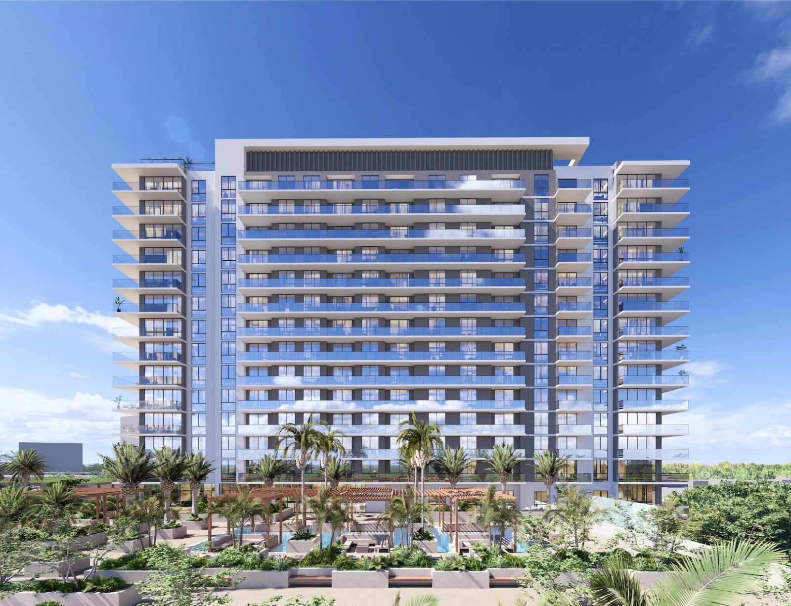 GAIA Residences, uno de los nuevos proyectos de apartamentos de lujo en el sur de Florida.