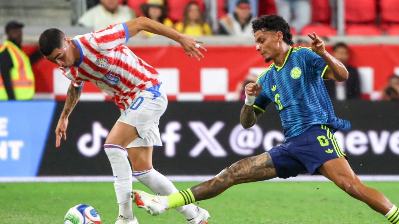 Imagen del juego Colombia vs. Paraguay en amistoso fecha Fifa.