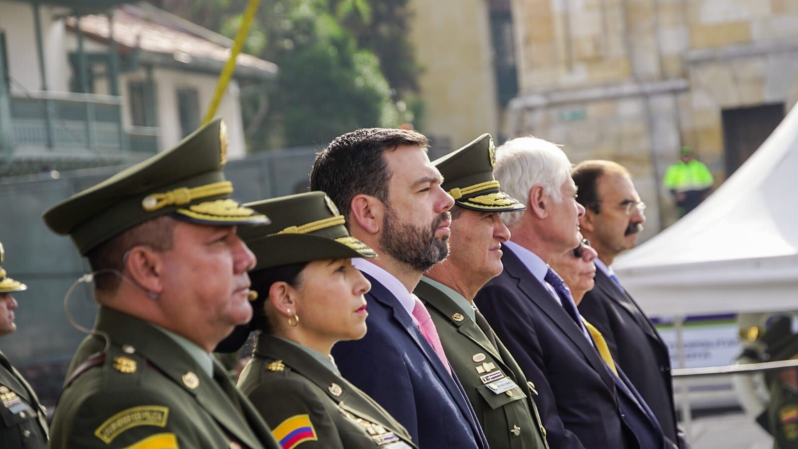 General José Daniel Gualdrón, asumiendo como comandante de la Policía de Bogotá